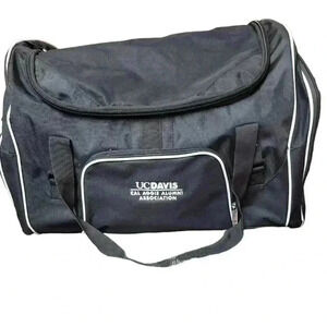 UC Davis CAL Aggie alumni overnight duffel bag Black
